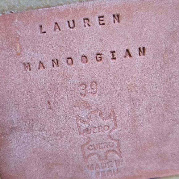 Lauren Manoogian Taupe Loam Zori Sandals Flip Flops EU 39 US 8.5 to 9 - Picture 7 of 7